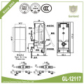 Localización de la puerta del panel industrial/del gabinete